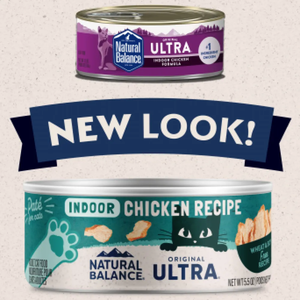 New Ultra Premium Indoor Chicken Formula Canned Cat Food Wet Food Cans, Pouches, Tetra Paks, Etc.
