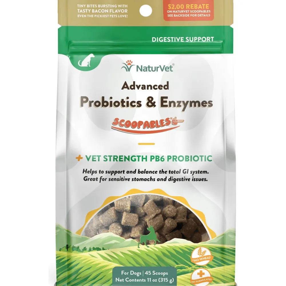 Clearance Dog Advanced Probiotics & Enzymes Supplies Leashes, Collars, Beds, Flea & Tick, Etc.
