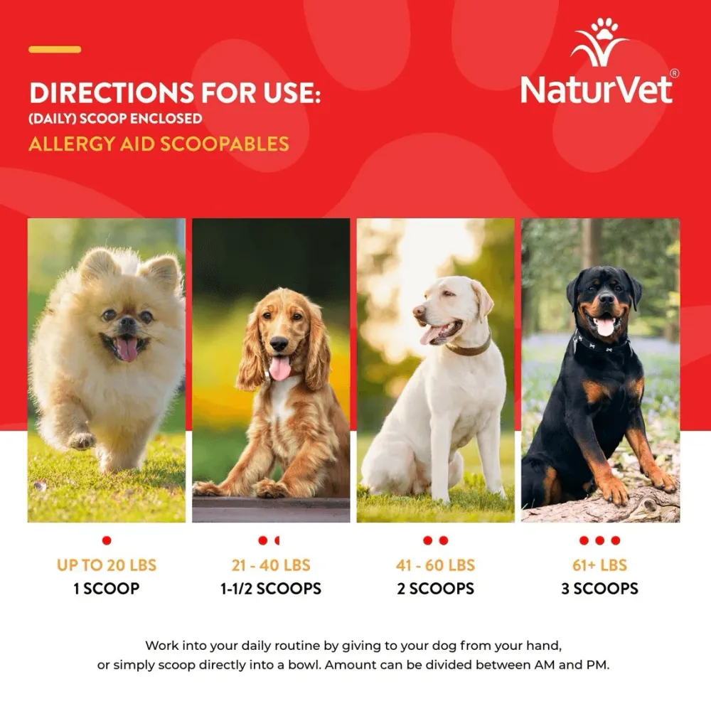 Clearance Dog Scoopables Allergy Aid Supplement Supplies Leashes, Collars, Beds, Flea & Tick, Etc.