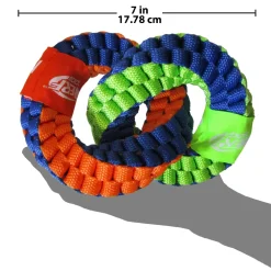 Hot Dog Braided Twisted 2-Ring Tug Supplies Leashes, Collars, Beds, Flea & Tick, Etc. | Toys Interactive, Plush, Etc.