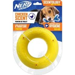 New Scentology Dog Toy Chicken Scented Large Yellow Ring Supplies Leashes, Collars, Beds, Flea & Tick, Etc. | Toys Interactive, Plush, Etc.