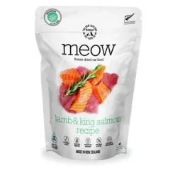 Online New Zealand Pet Food Meow Freeze Dried Bites Lamb & Salmon Treats Crunchy, Soft, Lickable, Etc.