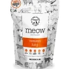 Clearance New Zealand Pet Food Meow Air Dried Treats Venison Lung Treats Crunchy, Soft, Lickable, Etc.