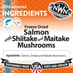Clearance Functional Salmon & Mushrooms Food Dry, Wet, Freeze Dried, Etc.