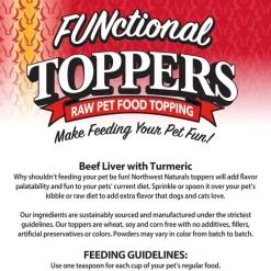 Discount Functional Beef Liver & Tumeric Food Dry, Wet, Freeze Dried, Etc.