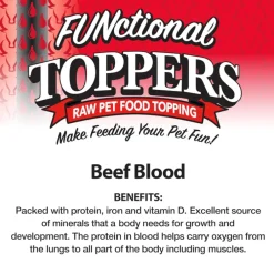 Outlet Nothwest Naturals Functional Toppers Beef Blood Food Dry, Wet, Freeze Dried, Etc.