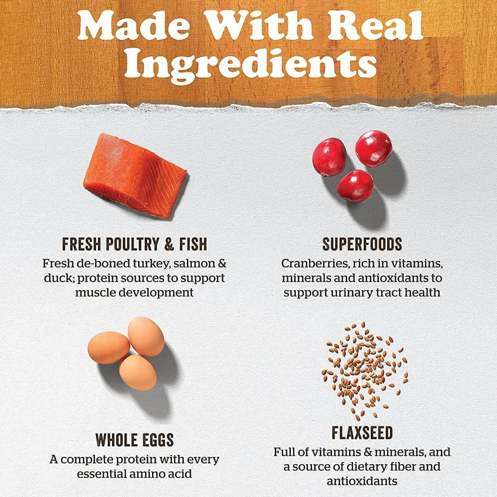 Sale Grain Free Large Breed Puppy Turkey, Salmon, & Duck Recipe Food Dry, Wet, Freeze Dried, Etc.