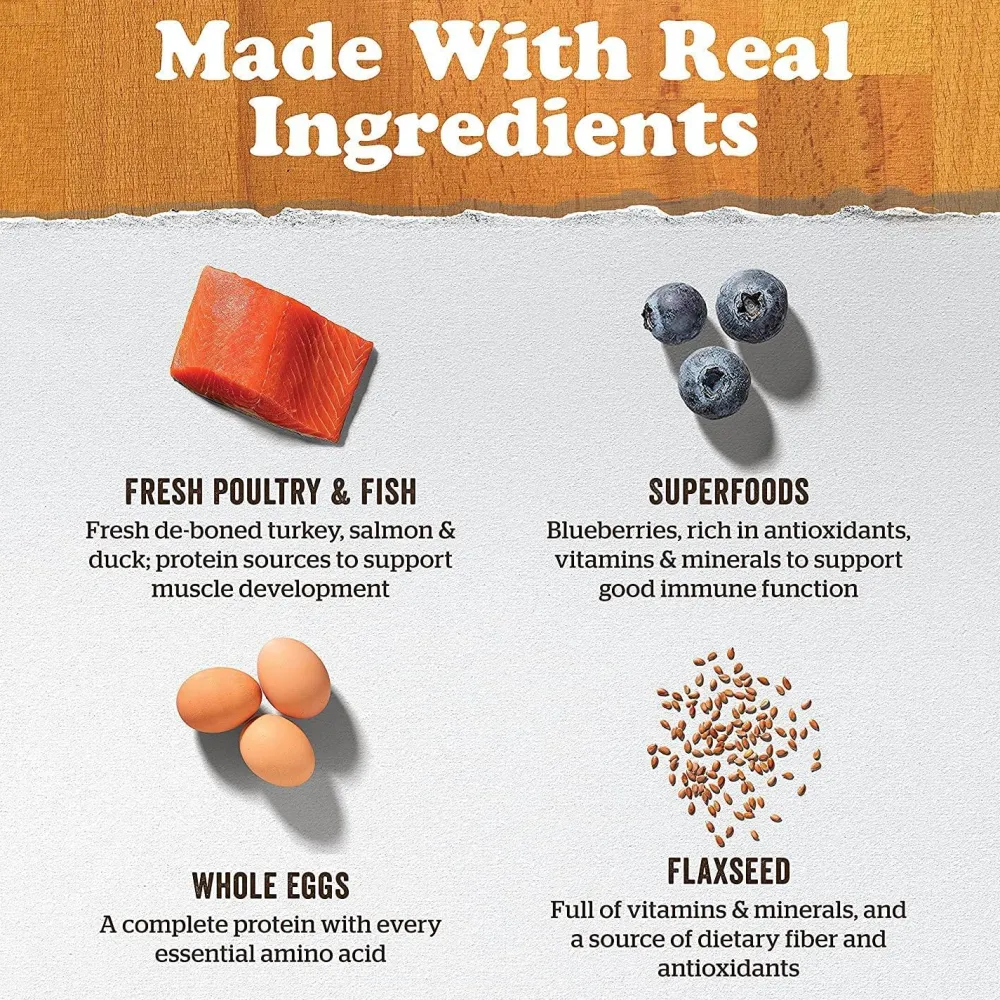 Best Grain Free Puppy Turkey, Salmon, & Duck Recipe Food Dry, Wet, Freeze Dried, Etc.
