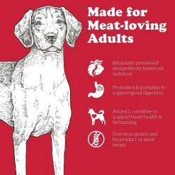 Hot Grain Free Red Meat Adult Recipe for dogs Food Dry, Wet, Freeze Dried, Etc.