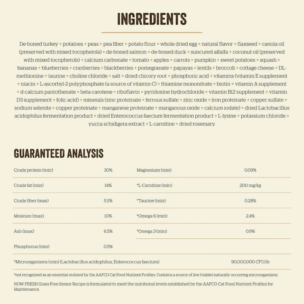 New Grain Free Senior Weight Management Recipe For Cats Dry Food Dry Cat Food