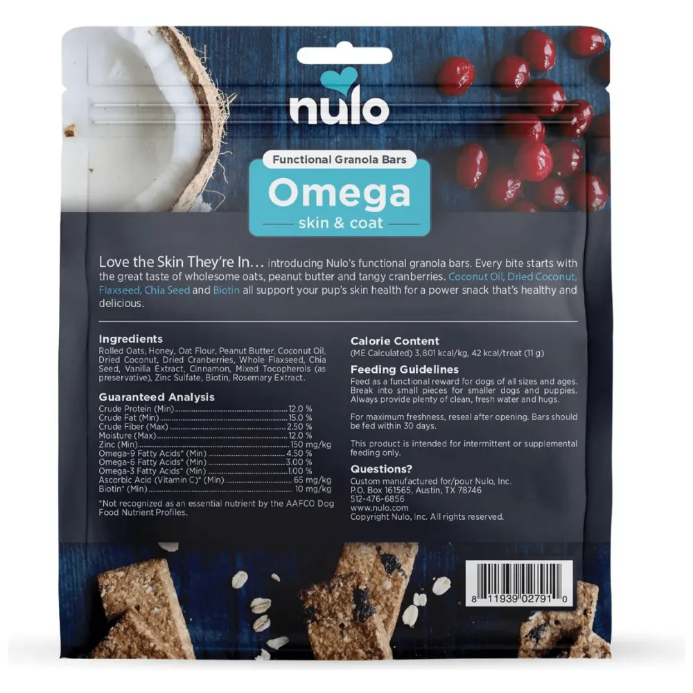 New Functional Granola Omega Skin & Coat Dog Treats Treats Treats & Chews