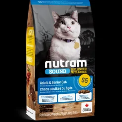 New Cat Sound S5 Adult & Senior Chicken & Salmon Dry Food Dry Cat Food