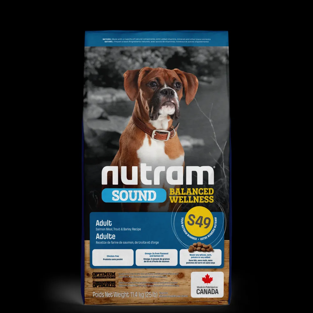Hot Dog Sound Adult S49 Salmon, Trout & Barley Food Dry, Wet, Freeze Dried, Etc.