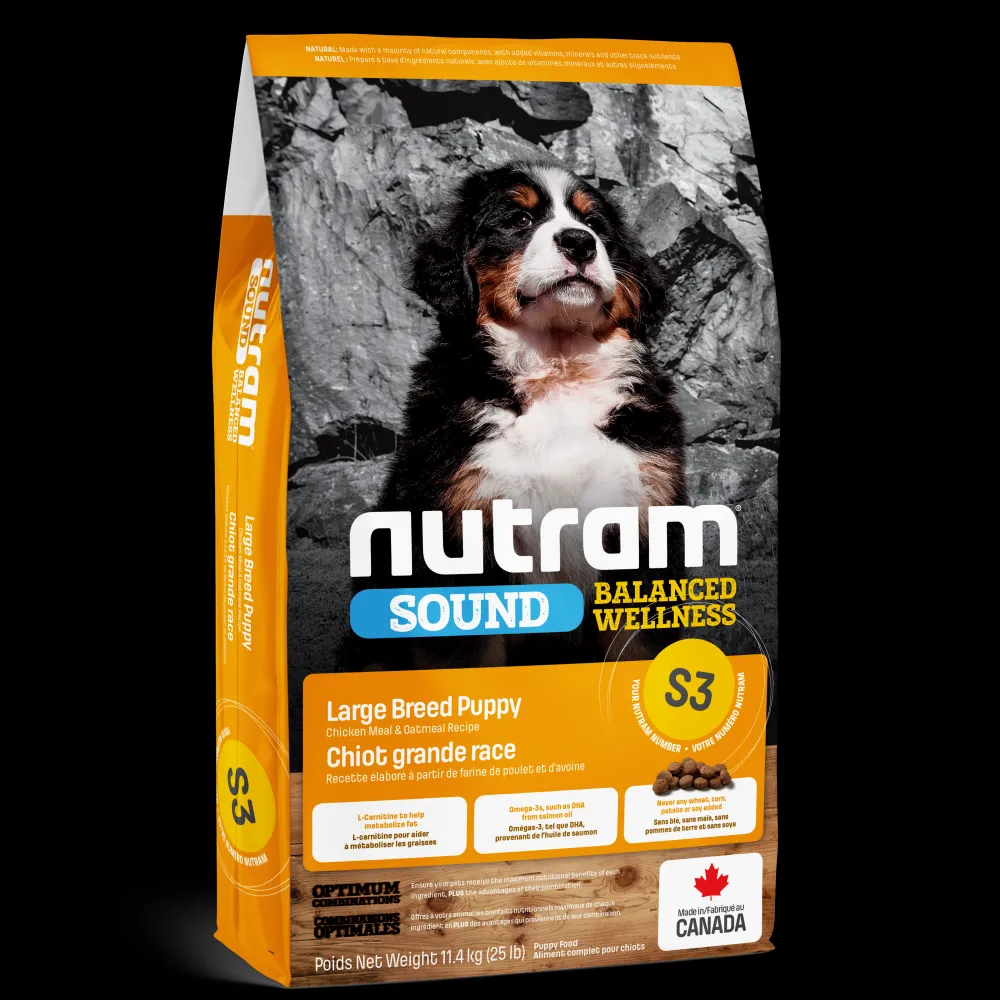 Fashion Dog Sound S3 Large Breed Puppy Chicken & Oatmeal Food Dry, Wet, Freeze Dried, Etc.