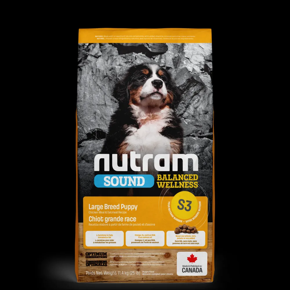 Fashion Dog Sound S3 Large Breed Puppy Chicken & Oatmeal Food Dry, Wet, Freeze Dried, Etc.