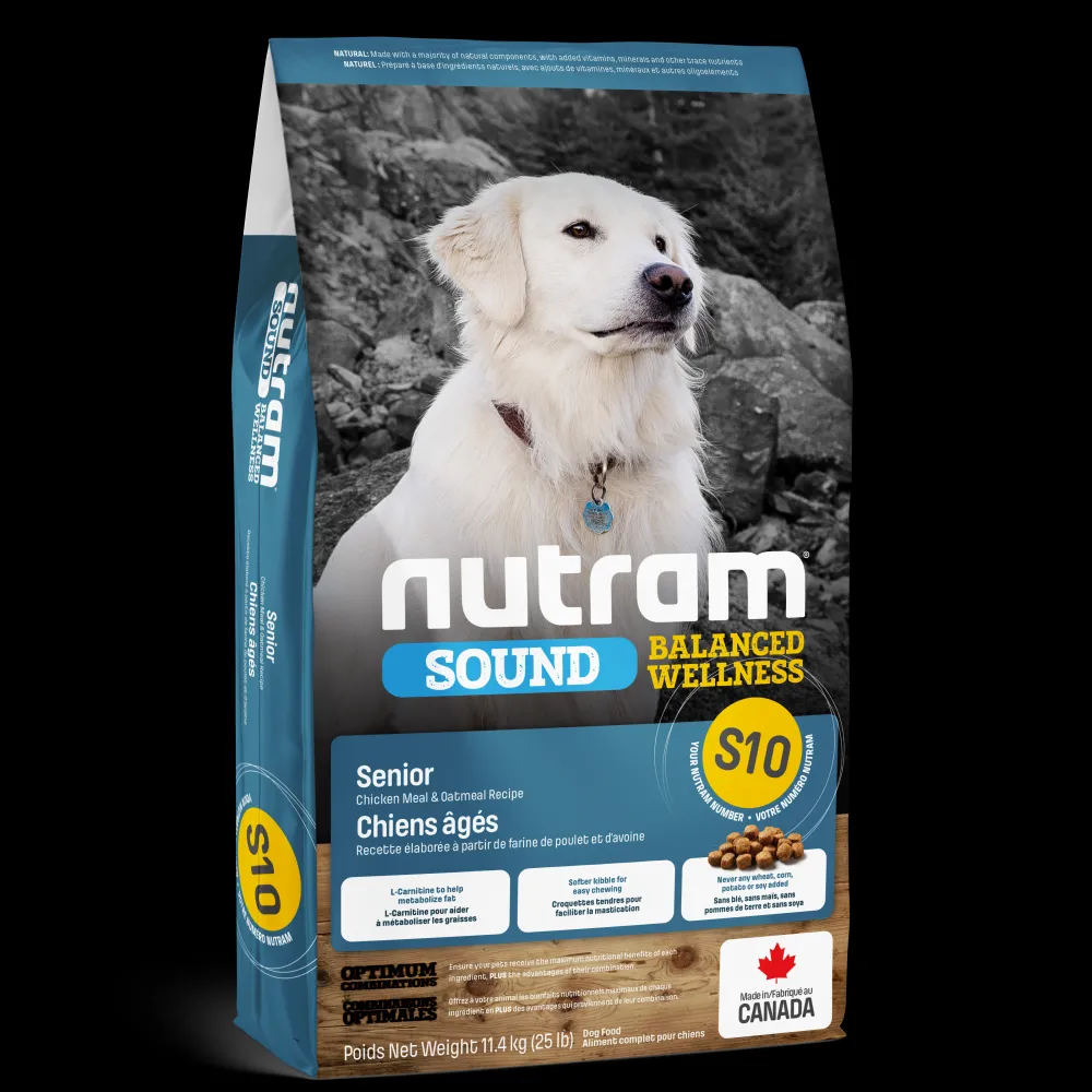 Clearance Sound Senior Balanced S10 Chicken Meal and Oatmeal Food Dry, Wet, Freeze Dried, Etc.