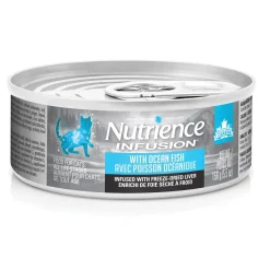 Sale Canned Cat Food Infusion Pâté with Ocean Fish Wet Food Cans, Pouches, Tetra Paks, Etc.