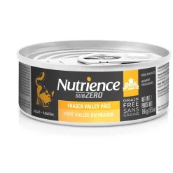 Hot Canned Cat Food Grain Free SubZero Pâté Fraser Valley Wet Food Cans, Pouches, Tetra Paks, Etc.
