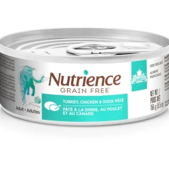 Discount Grain Free Canned Wet Cat Food Turkey, Chicken & Duck Pâté for Indoor Cats Wet Food Cans, Pouches, Tetra Paks, Etc.