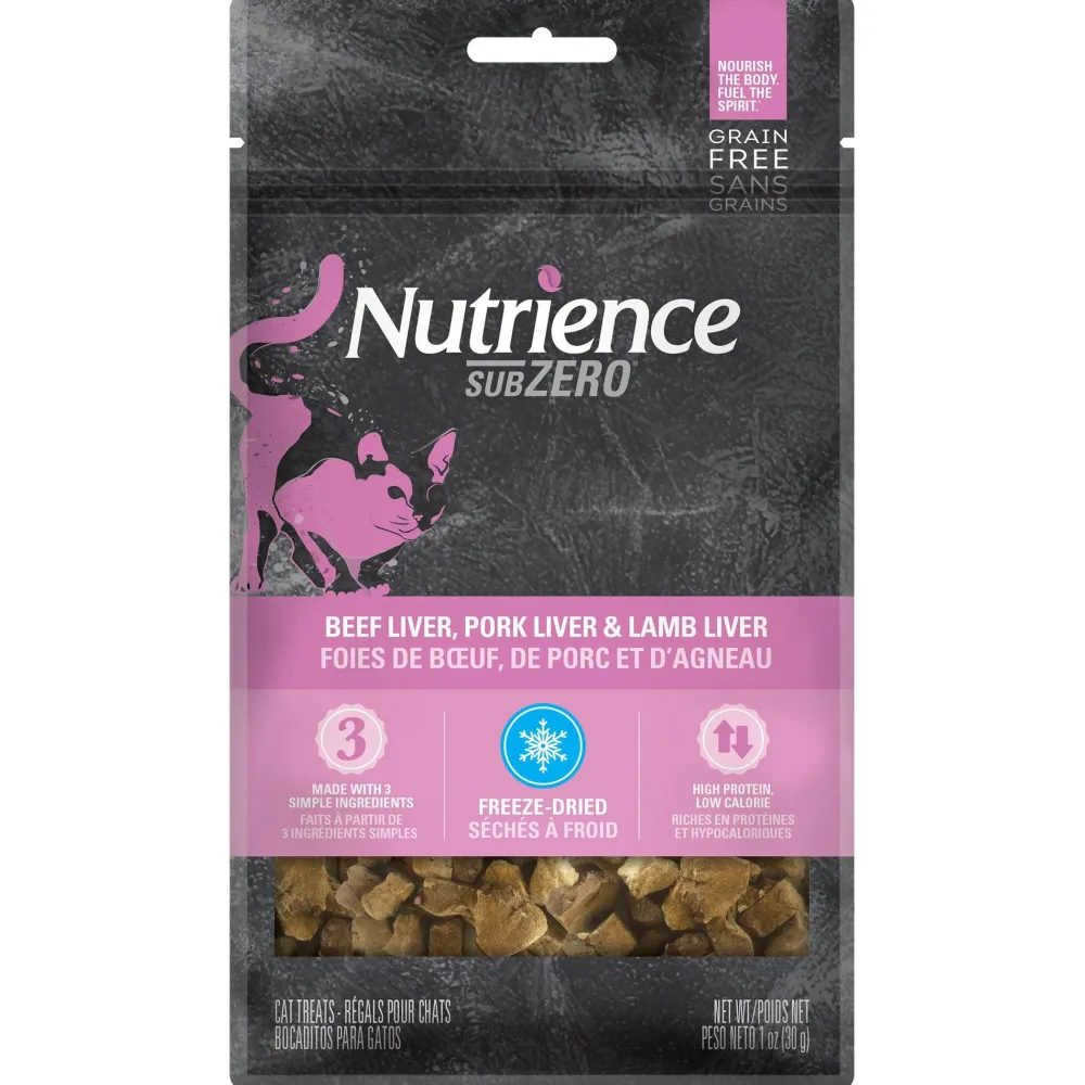 Discount Grain Free SubZero Prairie Red Cat Treats Beef Liver, Pork Liver & Lamb Liver Treats Crunchy, Soft, Lickable, Etc.
