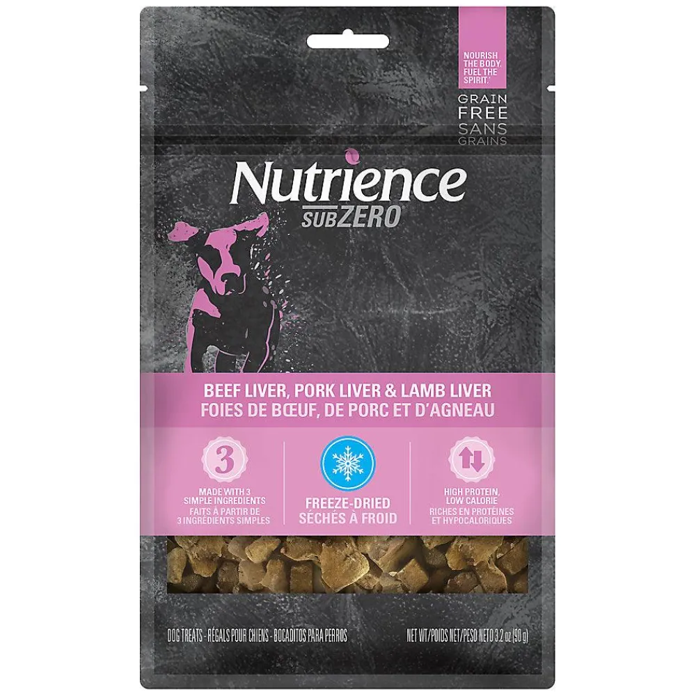Discount Grain Free Subzero Beef Liver, Pork Liver, and Lamb Freeze Dried Treats Treats Treats & Chews