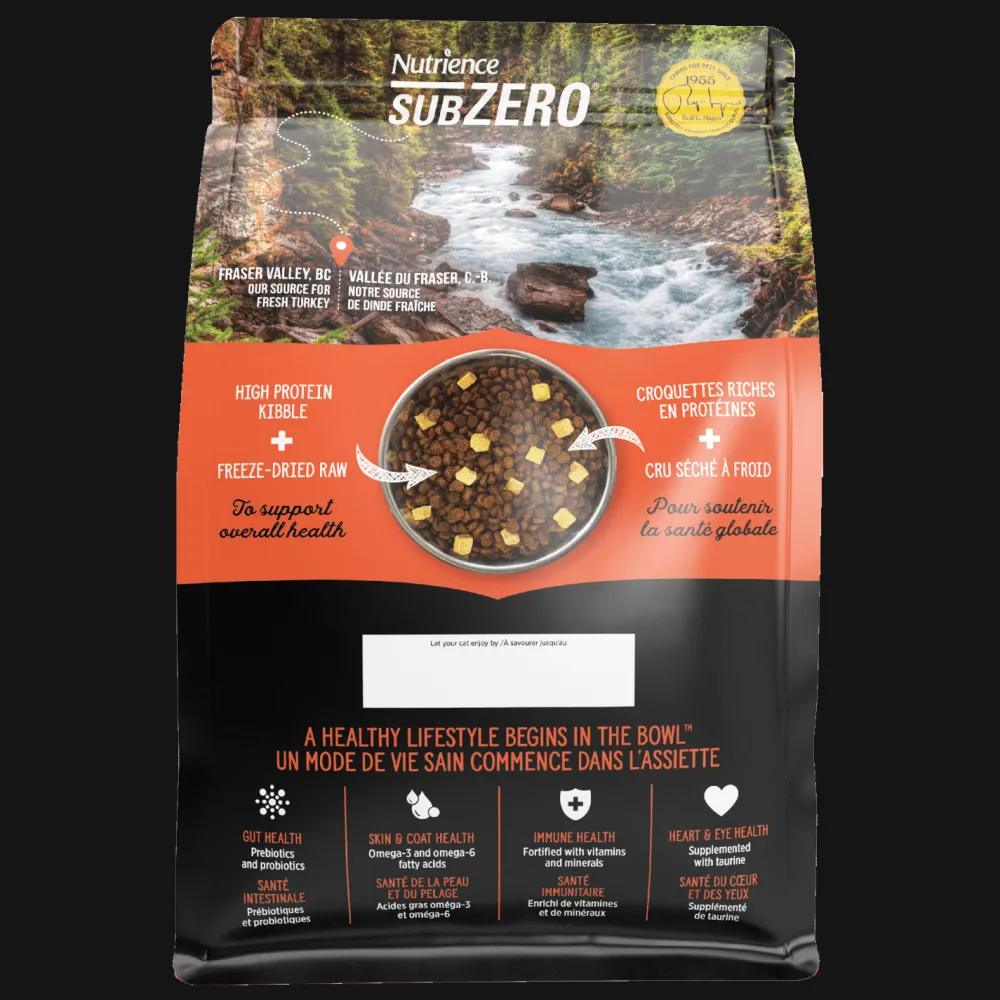 Best Grain Free SubZero Turkey & Pumpkin Limited Ingredient Cat Food Dry Food Dry Cat Food