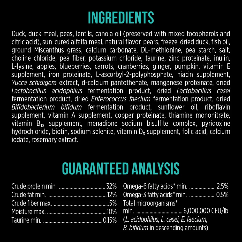 Hot Grain Free SubZero Duck & Pear Limited Ingredient Cat Food Dry Food Dry Cat Food