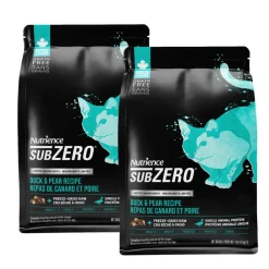 Hot Grain Free SubZero Duck & Pear Limited Ingredient Cat Food Dry Food Dry Cat Food