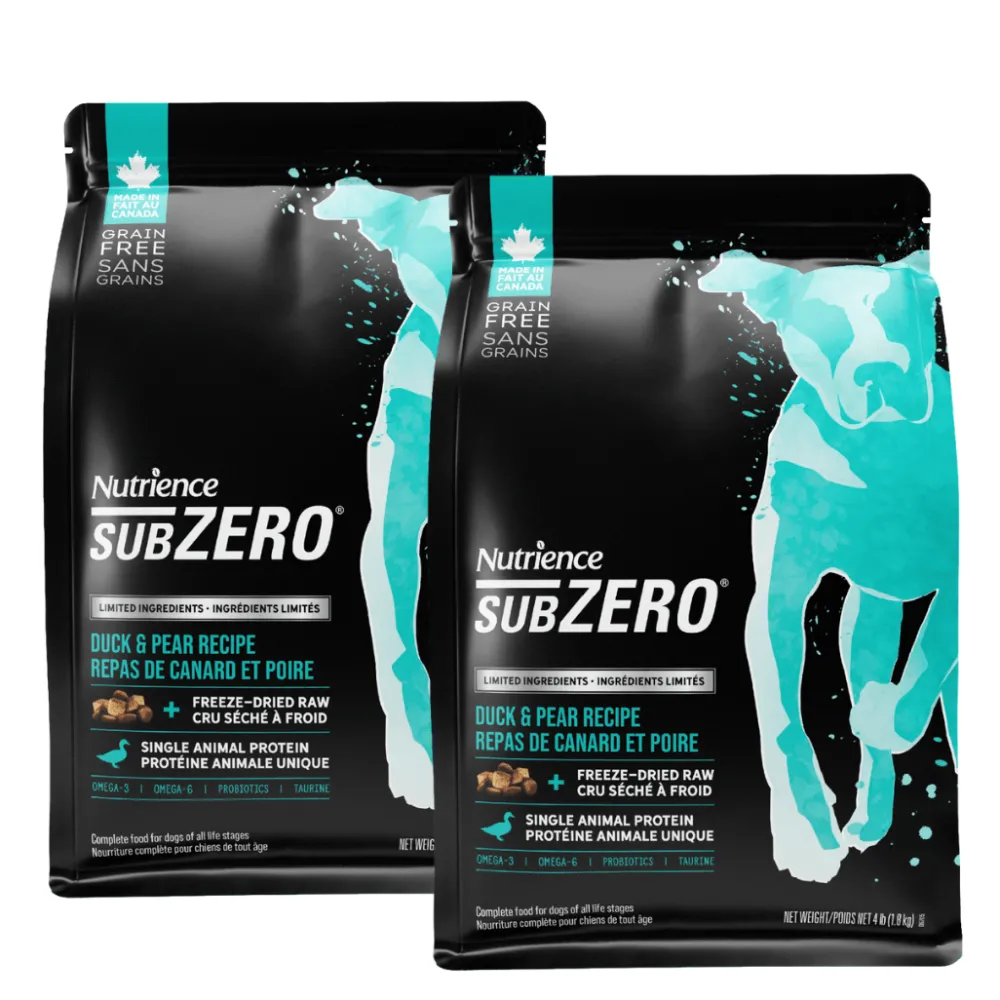 Discount SubZero Duck & Pear Limited Ingredient Dog Food Food Dry, Wet, Freeze Dried, Etc.