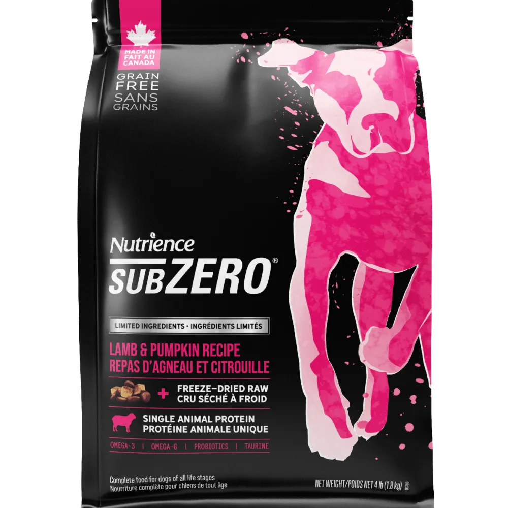 Fashion SubZero Lamb & Pumpkin Limited Ingredient Dog Food Food Dry, Wet, Freeze Dried, Etc.