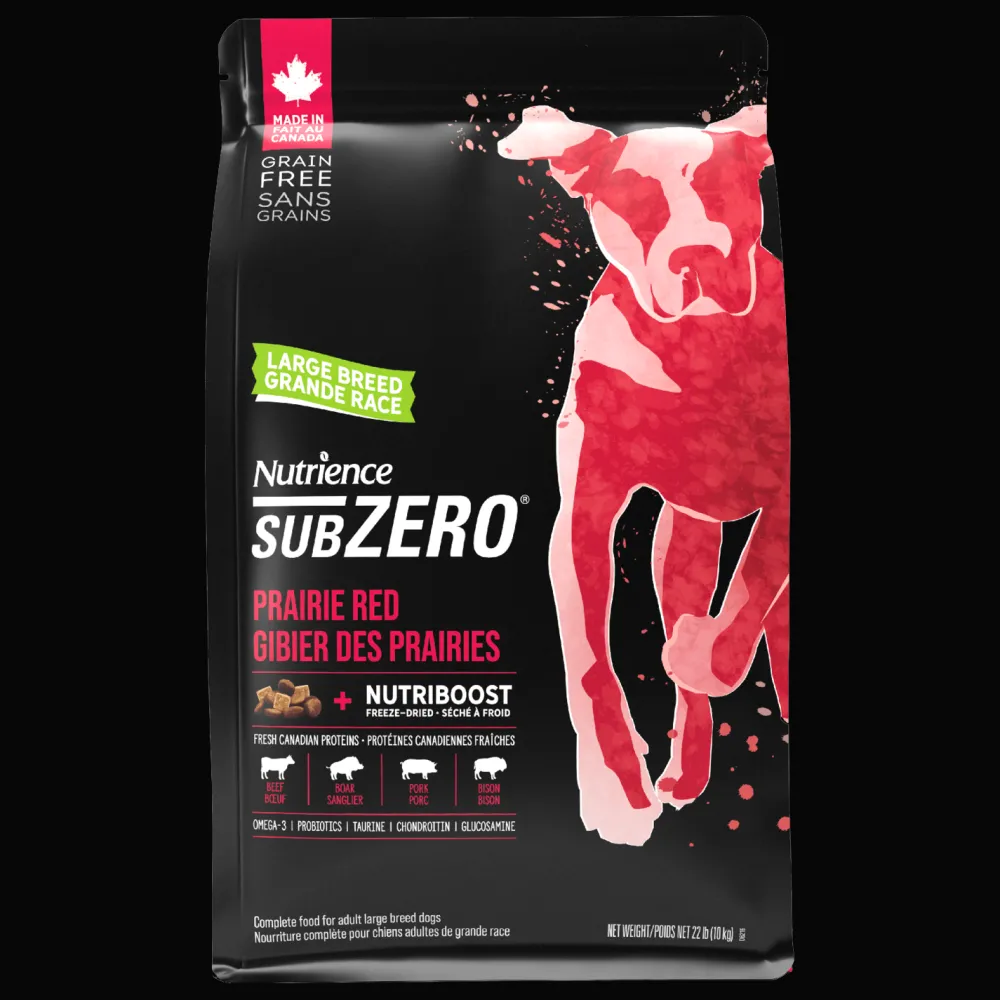 Best SubZero Prairie Red Large Breed Grain Free Dog Food Food Dry, Wet, Freeze Dried, Etc.