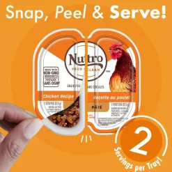 New Perfect Portions Adult Wet Cat Food Grain Free Chicken Paté Entrées Wet Food Cans, Pouches, Tetra Paks, Etc.
