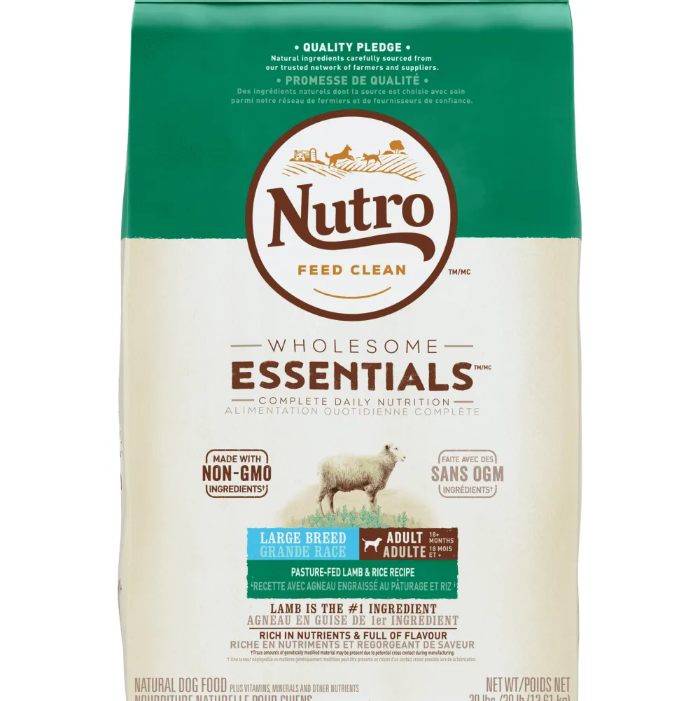 New Wholesome Essentials Dog Food Large Breed Adult Lamb Food Dry, Wet, Freeze Dried, Etc.