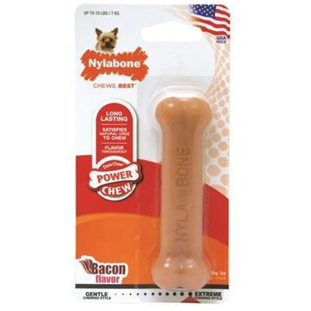 New Durachew Bacon Bone Supplies Leashes, Collars, Beds, Flea & Tick, Etc. | Toys Interactive, Plush, Etc.