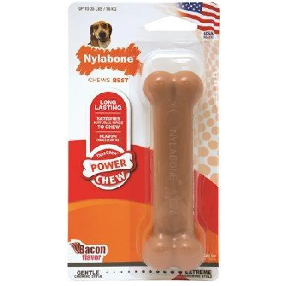 New Durachew Bacon Bone Supplies Leashes, Collars, Beds, Flea & Tick, Etc. | Toys Interactive, Plush, Etc.