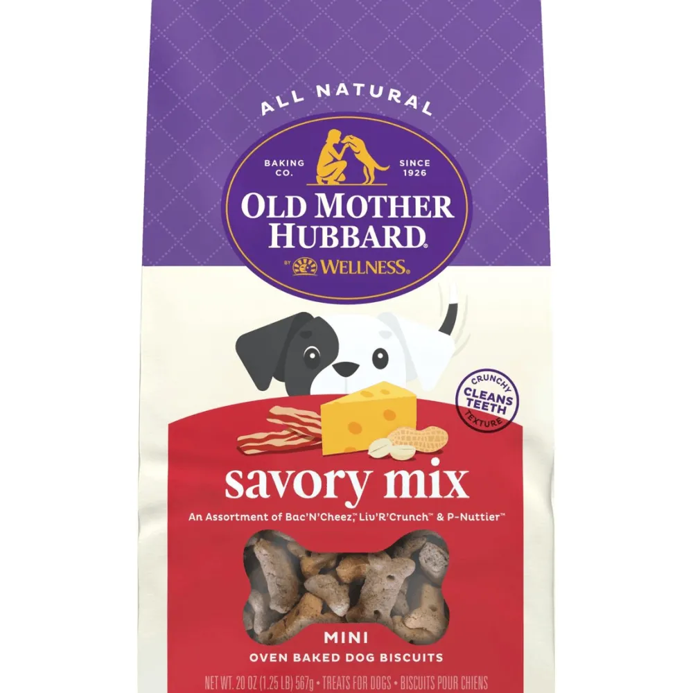 Online Classic Savory Mix Natural Mini Oven-Baked Biscuits Dog Treats Treats Treats & Chews