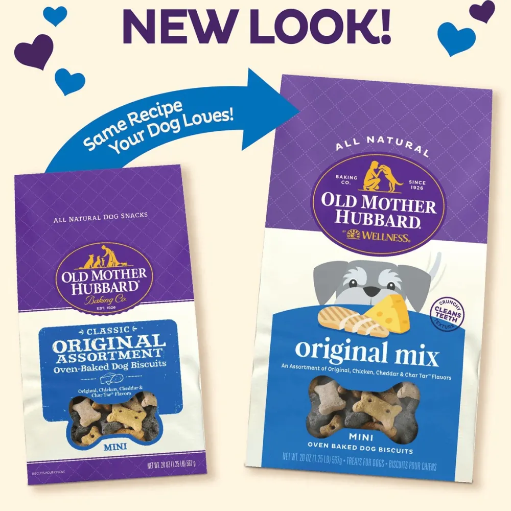 New Classic Original Mix Natural Oven-Baked Biscuits Dog Treats Treats Treats & Chews