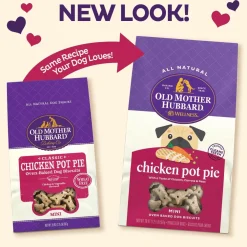 Clearance Classic Chicken Pot Pie Natural Mini Oven-Baked Biscuits Dog Treats Treats Treats & Chews