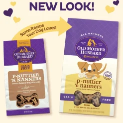 Discount Classic P-Nuttier 'N Nanners Grain Free Mini Oven-Baked Biscuits Dog Treats Treats Treats & Chews