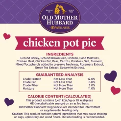 Clearance Classic Chicken Pot Pie Natural Mini Oven-Baked Biscuits Dog Treats Treats Treats & Chews