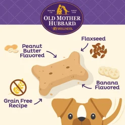 Discount Classic P-Nuttier 'N Nanners Grain Free Mini Oven-Baked Biscuits Dog Treats Treats Treats & Chews