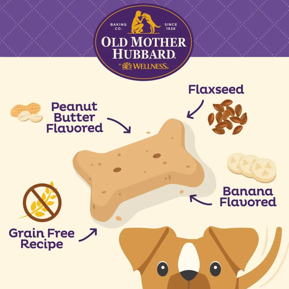 Discount Classic P-Nuttier 'N Nanners Grain Free Mini Oven-Baked Biscuits Dog Treats Treats Treats & Chews