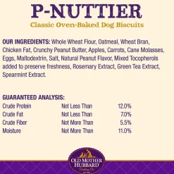 Clearance Classic P-Nuttier Natural Oven-Baked Biscuits Dog Treats Treats Treats & Chews