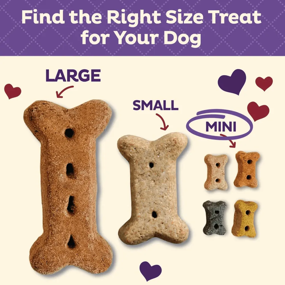 New Classic Liv'R'Crunch Natural Mini Oven-Baked Biscuits Dog Treats Treats Treats & Chews