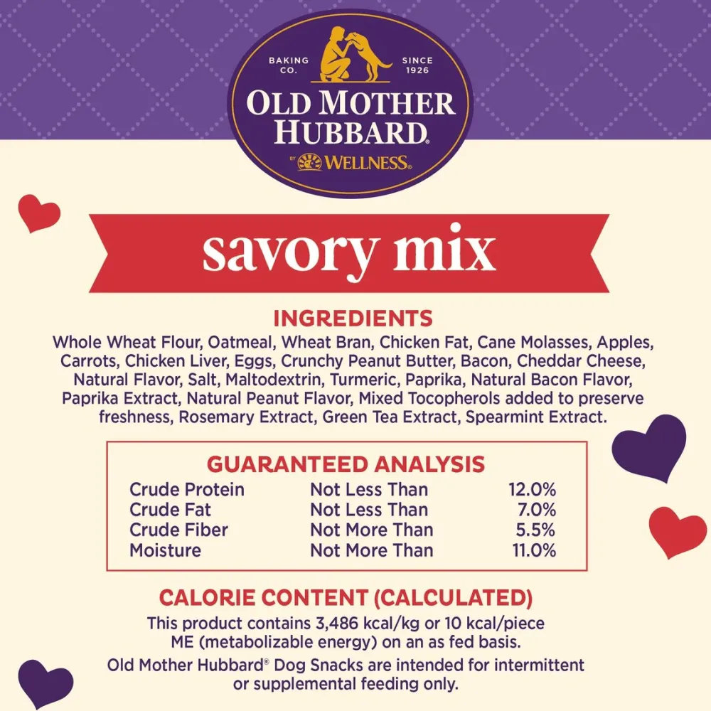 Online Classic Savory Mix Natural Mini Oven-Baked Biscuits Dog Treats Treats Treats & Chews