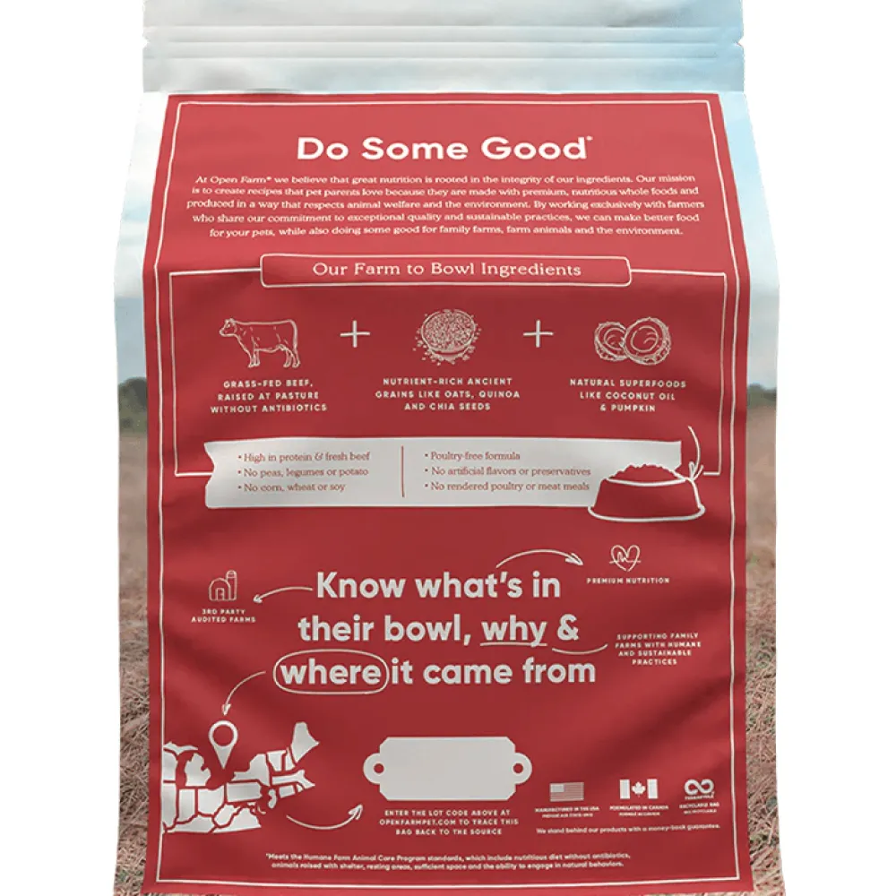 Fashion Dog Food Grass Fed Beef & Ancient Grains Food Dry, Wet, Freeze Dried, Etc.