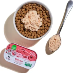 Hot Dog Topper Salmon Food Dry, Wet, Freeze Dried, Etc.
