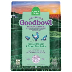 Best GoodBowl Harvest Chicken & Brown Rice Recipe for Cats Dry Food Dry Cat Food
