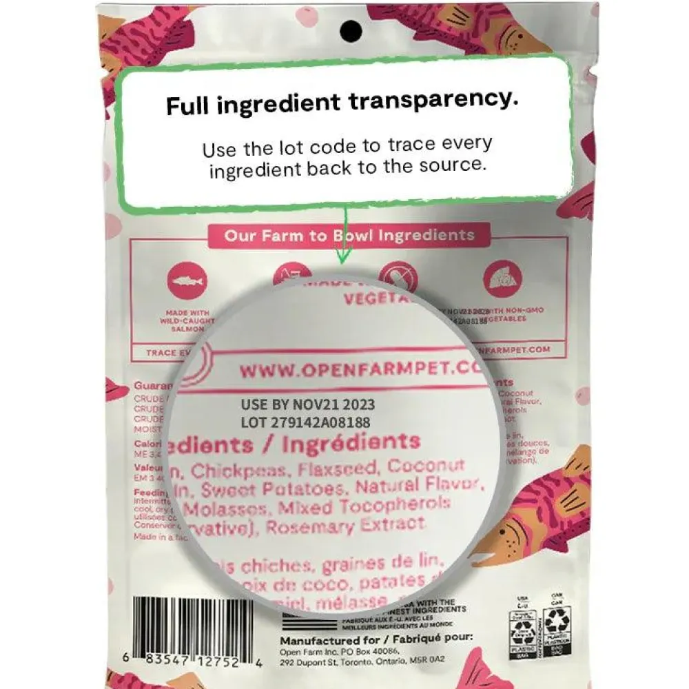 Discount Grain-Free Wild-Caught Salmon Jerky Strips Dog Treats Treats Treats & Chews
