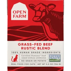 Clearance Wet Cat Food Grass Fed Beef Rustic Blend Wet Food Cans, Pouches, Tetra Paks, Etc. | Dry Food Dry Cat Food